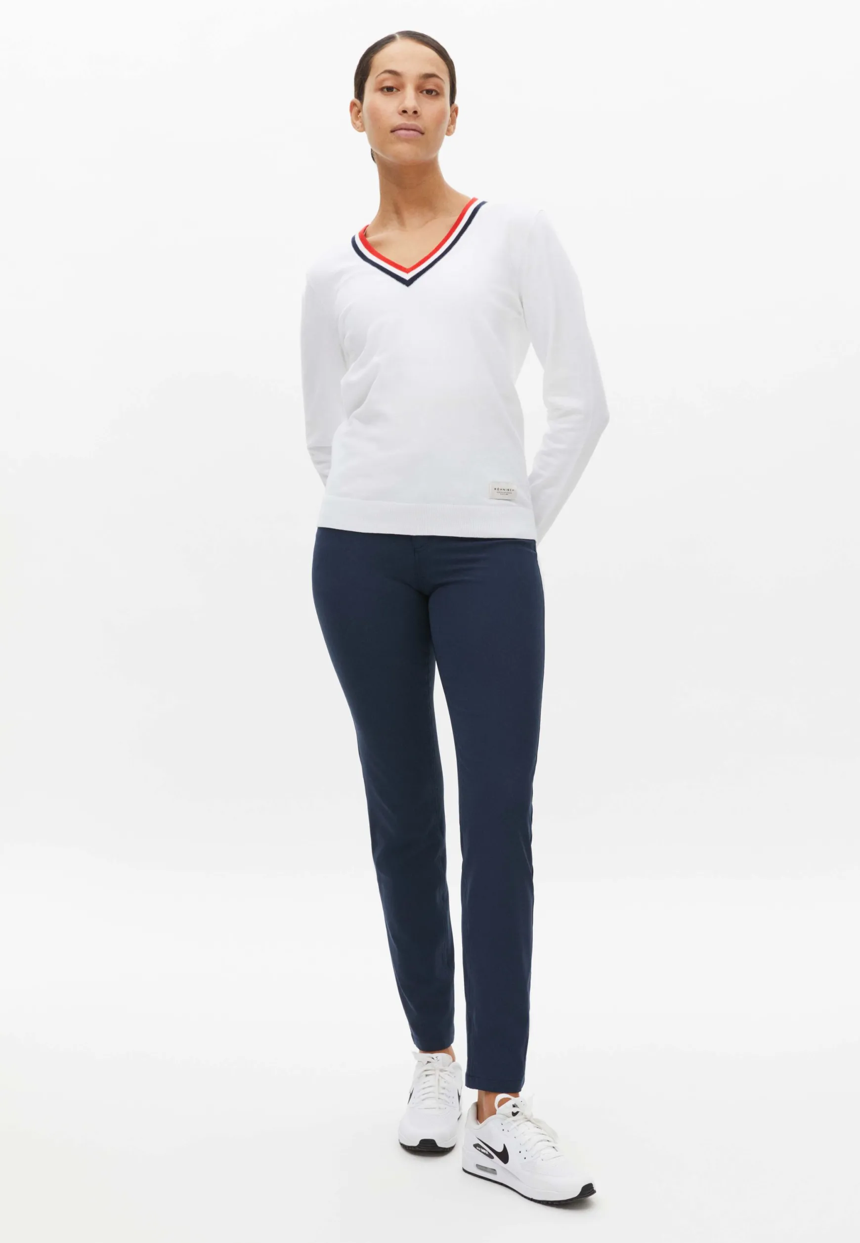 adele_knitted_sweater_whi_2.webp Adele Knitted Sweater, -Röhnisch Cheap