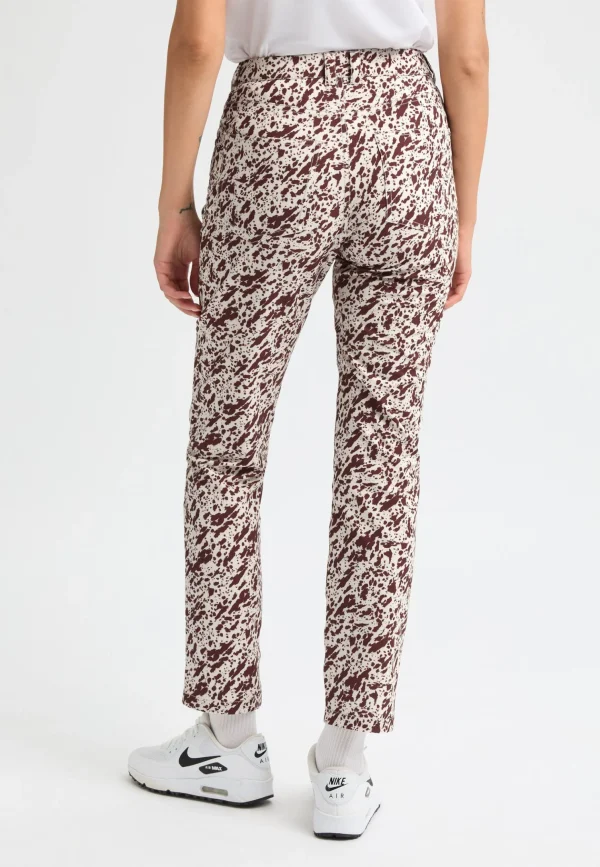 Chie Brushed Pant, -Röhnisch Hot