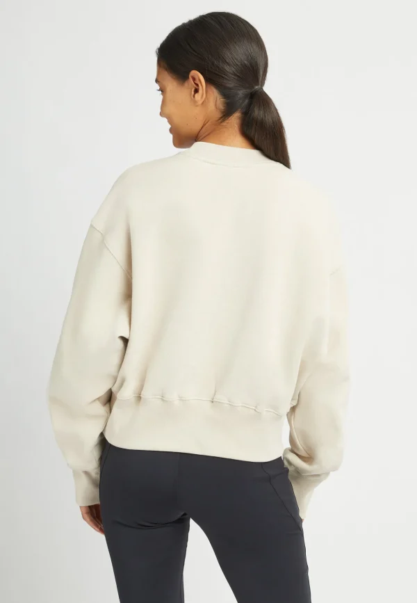 Cotton Cropped Sweatshirt, -Röhnisch Online