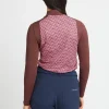 Ellie Brushed LS Top, Carmine Rose Retro Mono-Röhnisch Clearance