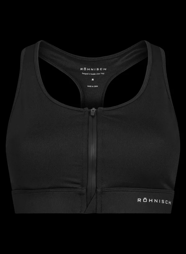 Essential Zip Sportsbra, -Röhnisch Fashion