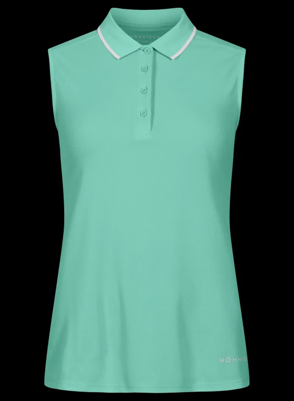Miriam Sleeveless Poloshirt, -Röhnisch Store