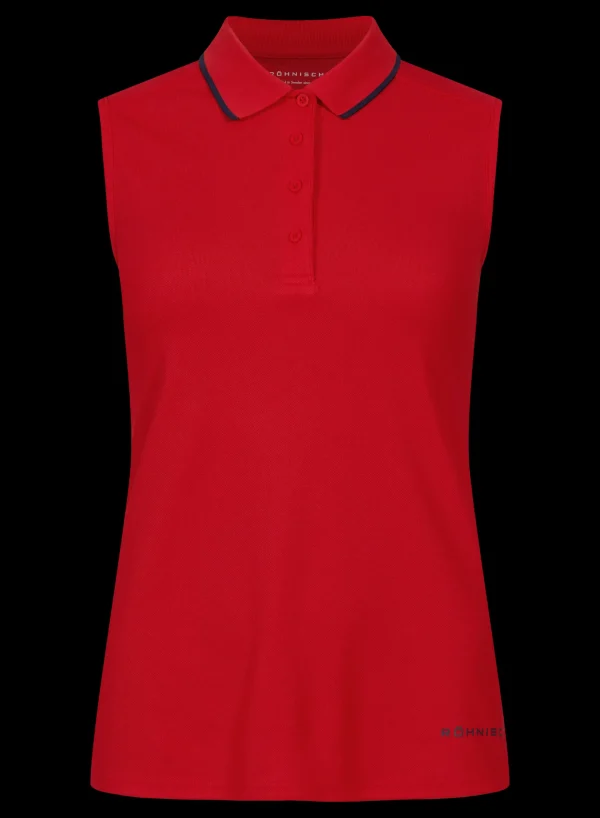 Miriam Sleeveless Poloshirt, -Röhnisch Best Sale