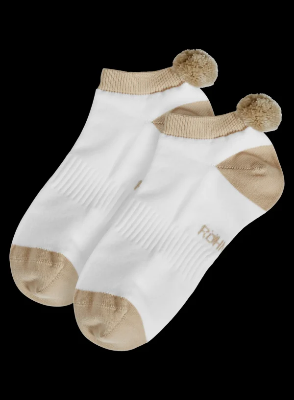 2-pack Functional Pompom Socks, -Röhnisch Best Sale