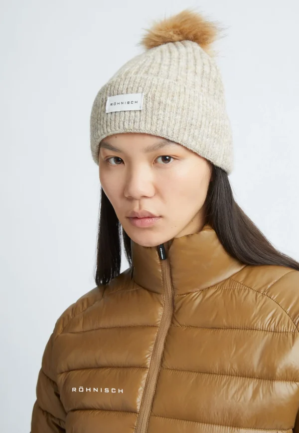 Pom Rib Beanie, -Röhnisch Cheap